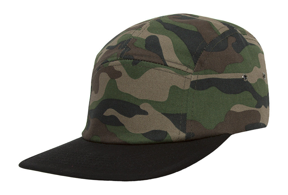 TopHeadwear Print Cotton Five-Panel Jockey Cap
