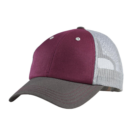 Top Headwear Tri-Tone Mesh Back Cap