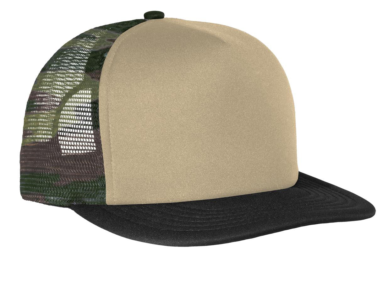 Top Headwear Flat Bill Snapback Trucker Cap