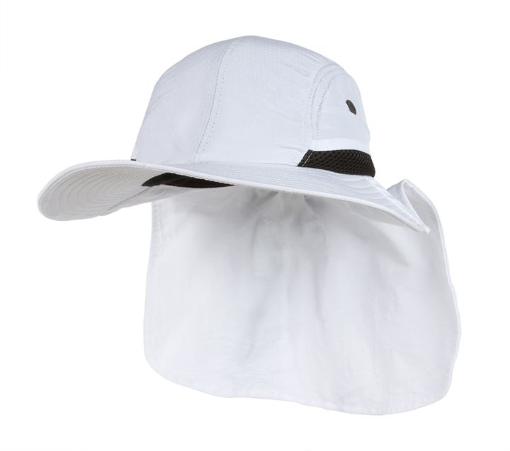 TopHeadwear 4 Panel Large Bill Flap Sun Hat