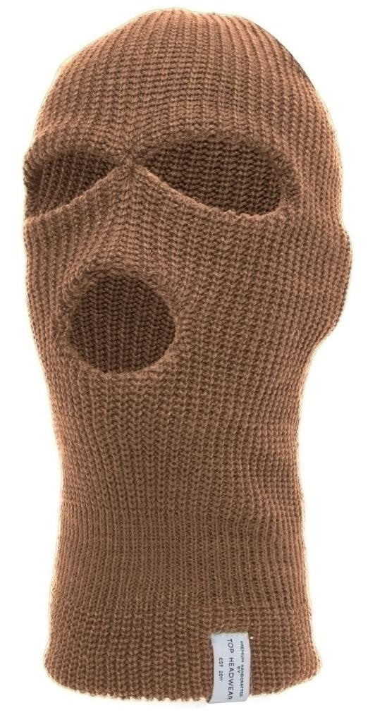 TopHeadwear 3-Hole Winter Ski Mask