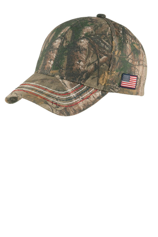 Top Headwear Americana Contrast Camouflage Cap