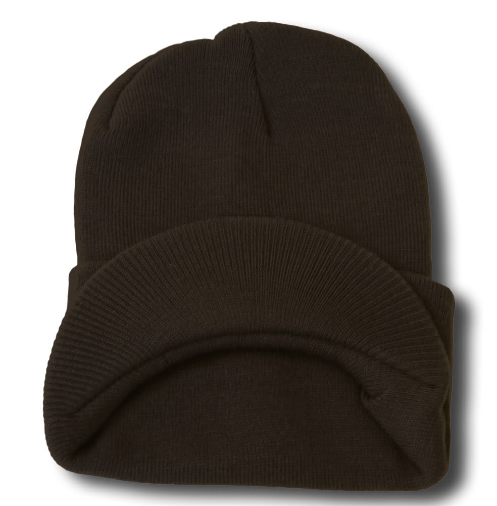 TopHeadwear Cuff Jeep Visor Winter Beanie