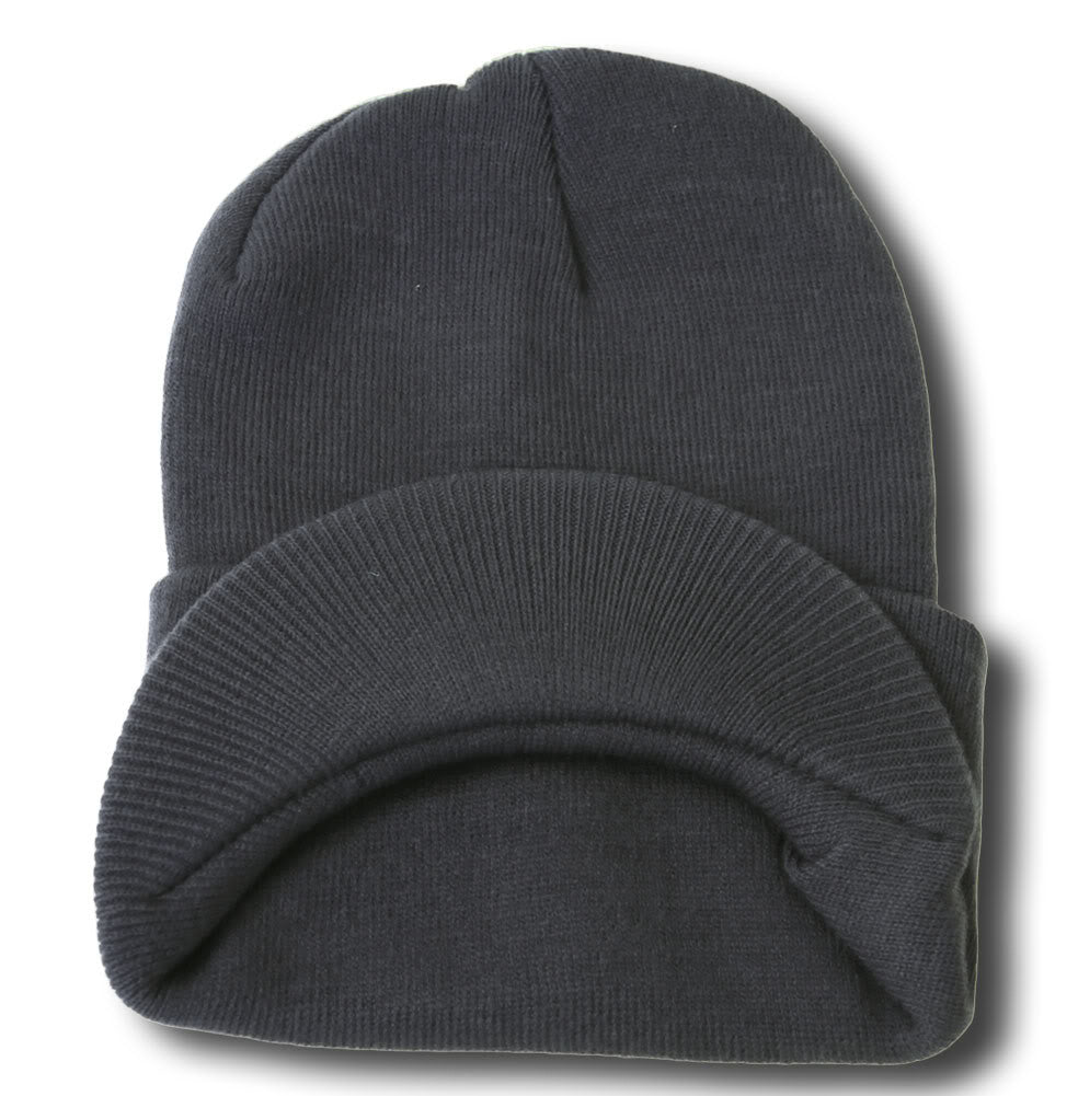 TopHeadwear Cuff Jeep Visor Winter Beanie