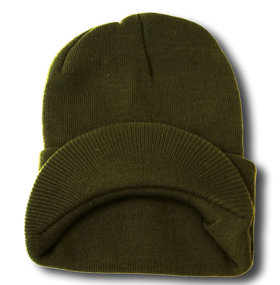 TopHeadwear Cuff Jeep Visor Winter Beanie