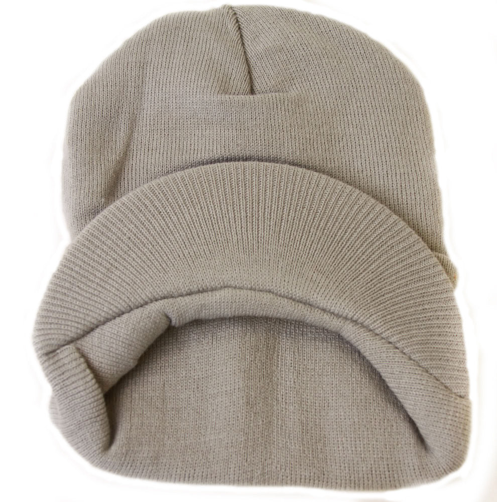 TopHeadwear Cuff Jeep Visor Winter Beanie