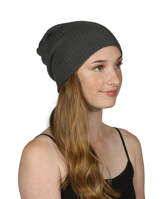 Gossip Girl Ribbed Beanie Slouchy Knit Hat