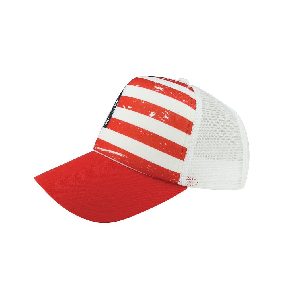 USA Stars and Stripes Trucker Cap