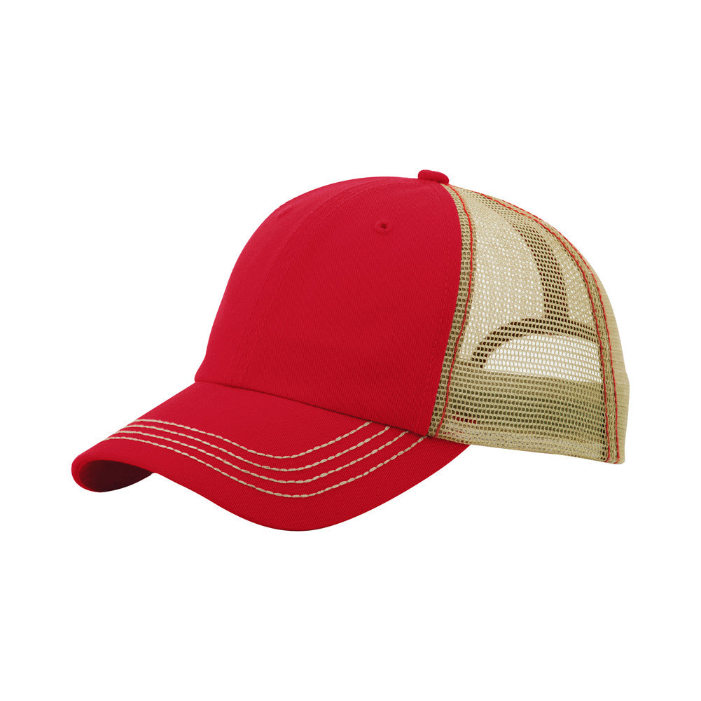 TopHeadwear Washed Cotton Twill Adjustable Trucker Cap