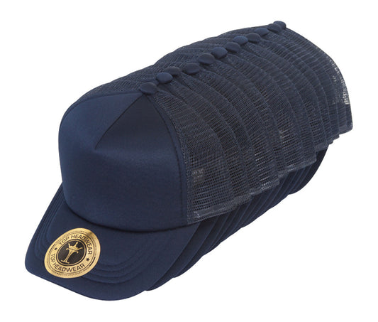 TopHeadwear 1 Dozen Low Profile Trucker Foam Mesh Hat