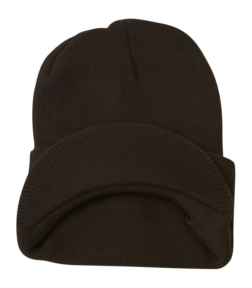 TopHeadwear Cuff Jeep Visor Winter Beanie