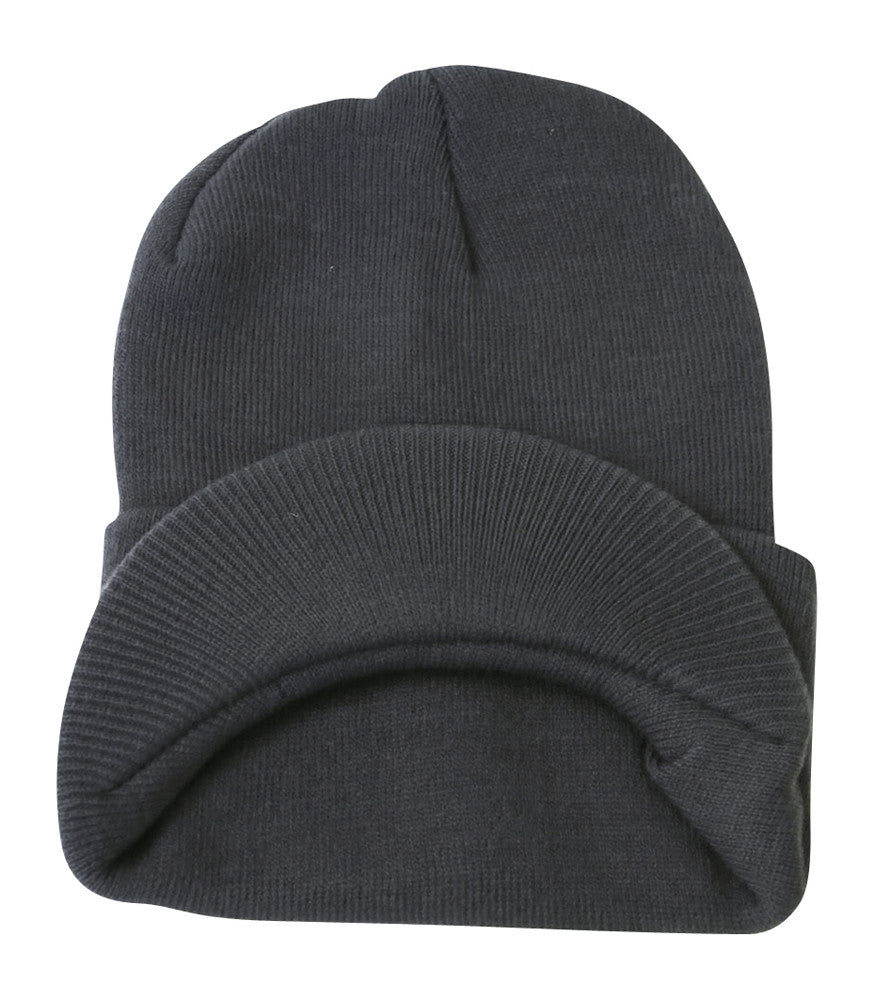 TopHeadwear Cuff Jeep Visor Winter Beanie
