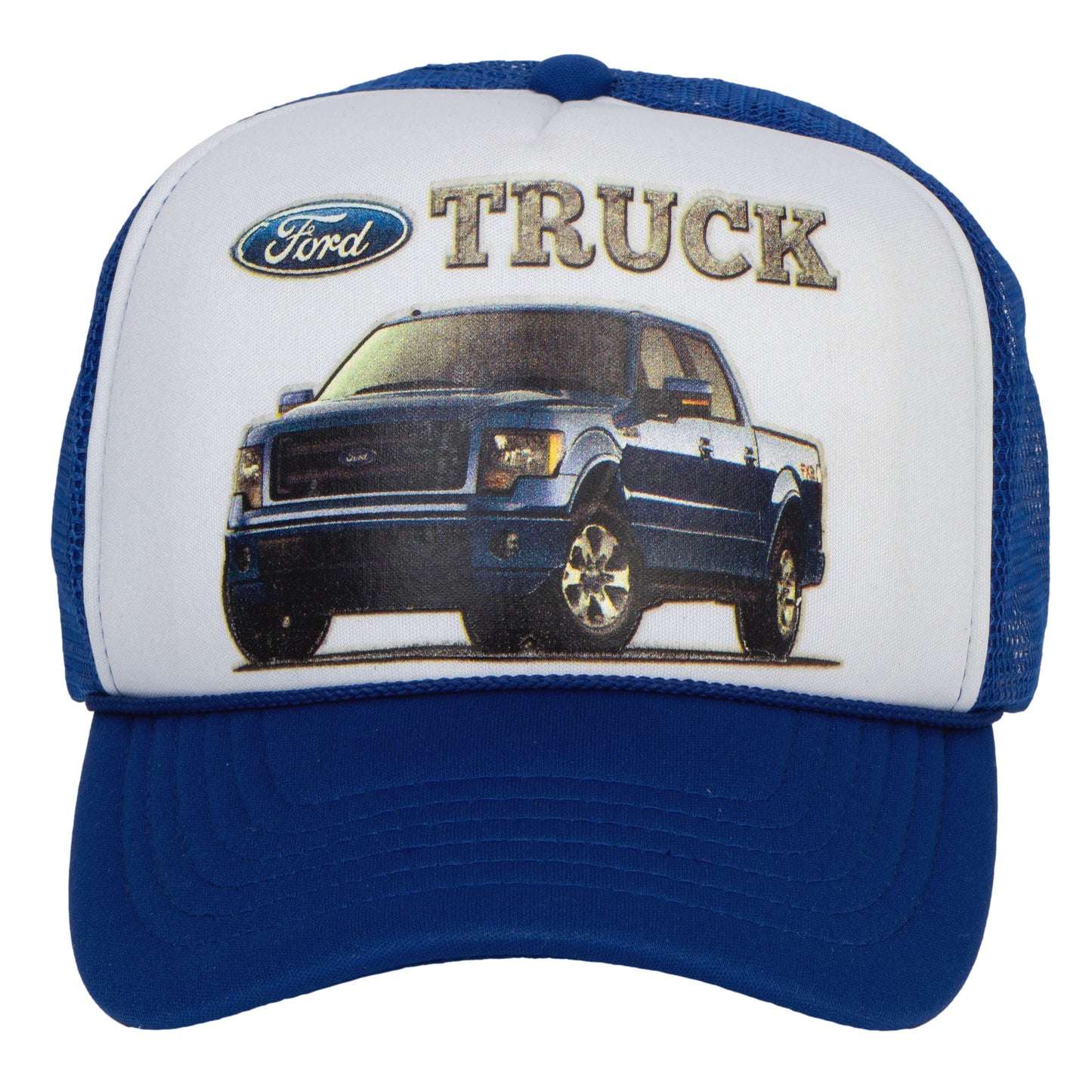 Men's Ford Truck Snapback Trucker Hat, Royal
