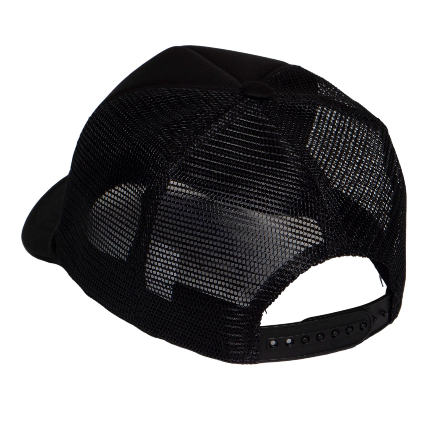 8-Ball Trucker Hat – Black Mesh Snapback Cap for Men & Women