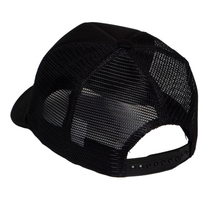 8-Ball Trucker Hat – Black Mesh Snapback Cap for Men & Women