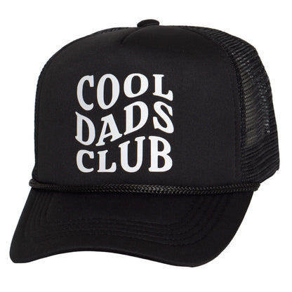 TOP HEADWEAR Cool Dads Club Trucker Hat – Funny Snapback Cap for Men Adjustable Mesh Dad Hat Gift Black