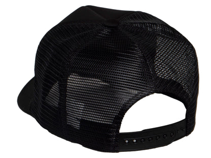 TOP HEADWEAR Men's Rooster Trucker Hat - Mesh Snapback Cap, Black