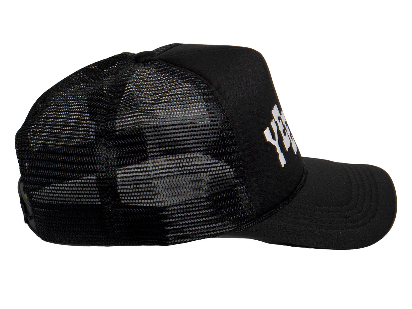 TOP HEADWEAR Men's Yee Haw! Trucker Hat - Adjustable Snapback Cap Black