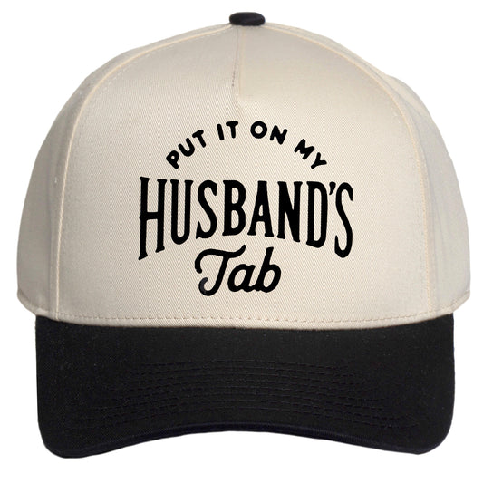 Womens Put It On My Husband’s Tab Hat, Vintage Style Snapback Cap