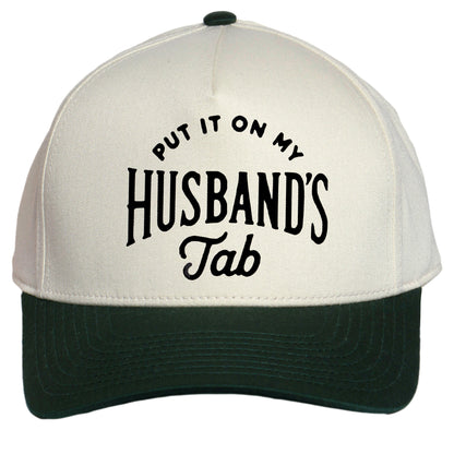 Womens Put It On My Husband’s Tab Hat, Vintage Style Snapback Cap