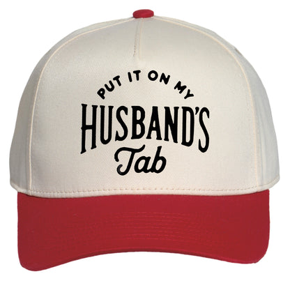 Womens Put It On My Husband’s Tab Hat, Vintage Style Snapback Cap