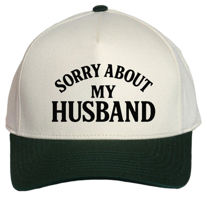 TOP HEADWEAR Womens Sorry About My Husband Hat - Adjustable Snapback Baseball Cap