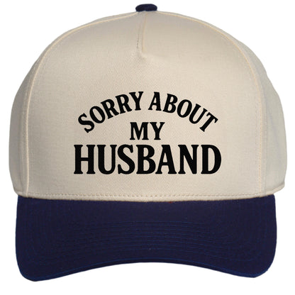 TOP HEADWEAR Womens Sorry About My Husband Hat - Adjustable Snapback Baseball Cap