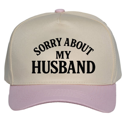 TOP HEADWEAR Womens Sorry About My Husband Hat - Adjustable Snapback Baseball Cap