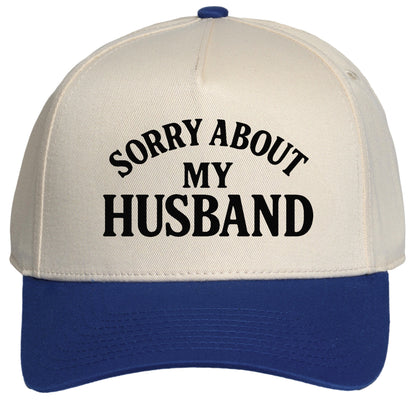 TOP HEADWEAR Womens Sorry About My Husband Hat - Adjustable Snapback Baseball Cap