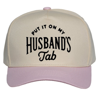 Womens Put It On My Husband’s Tab Hat, Vintage Style Snapback Cap