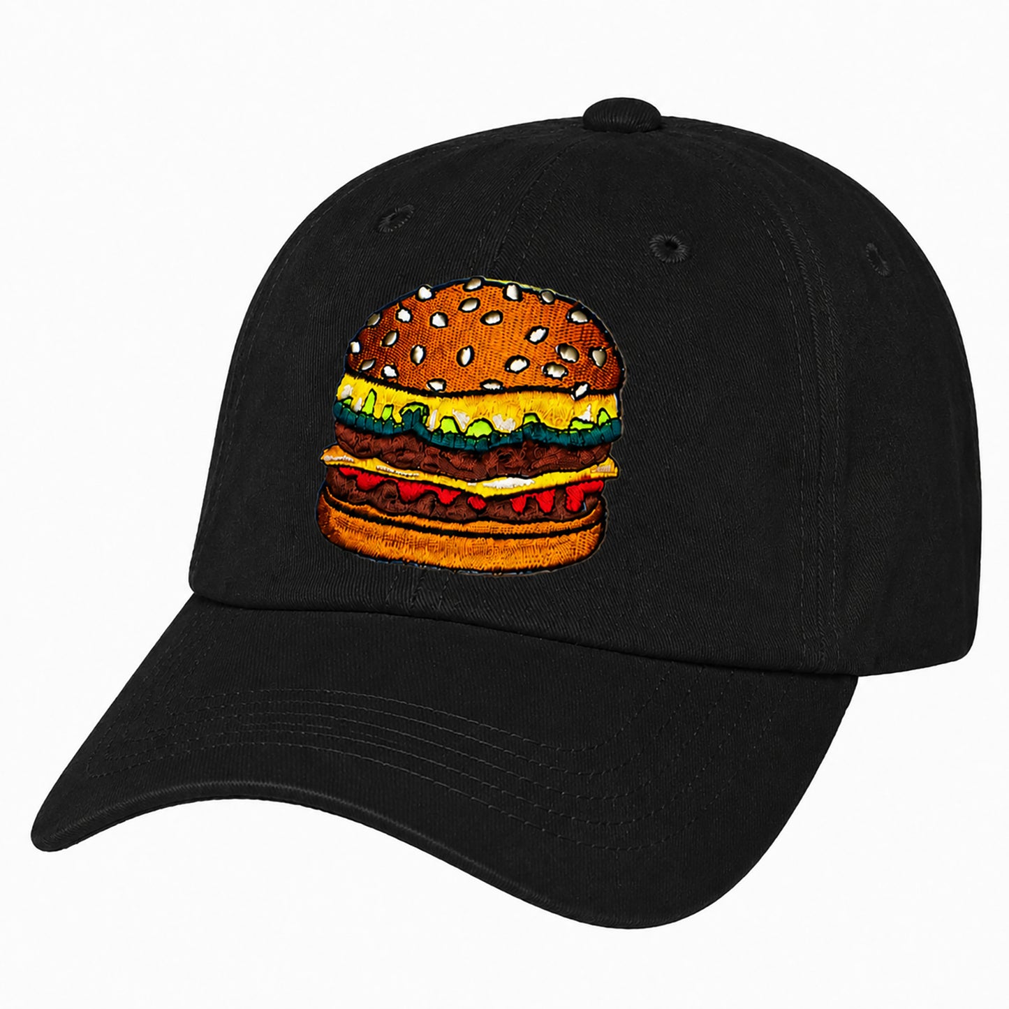 Mens Womens Food Design Low Profile Dad Hat  Adjustable Cap