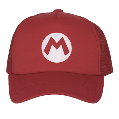 TOP HEADWEAR Boys Youth Size Mario Hat Trucker Cosplay Costume