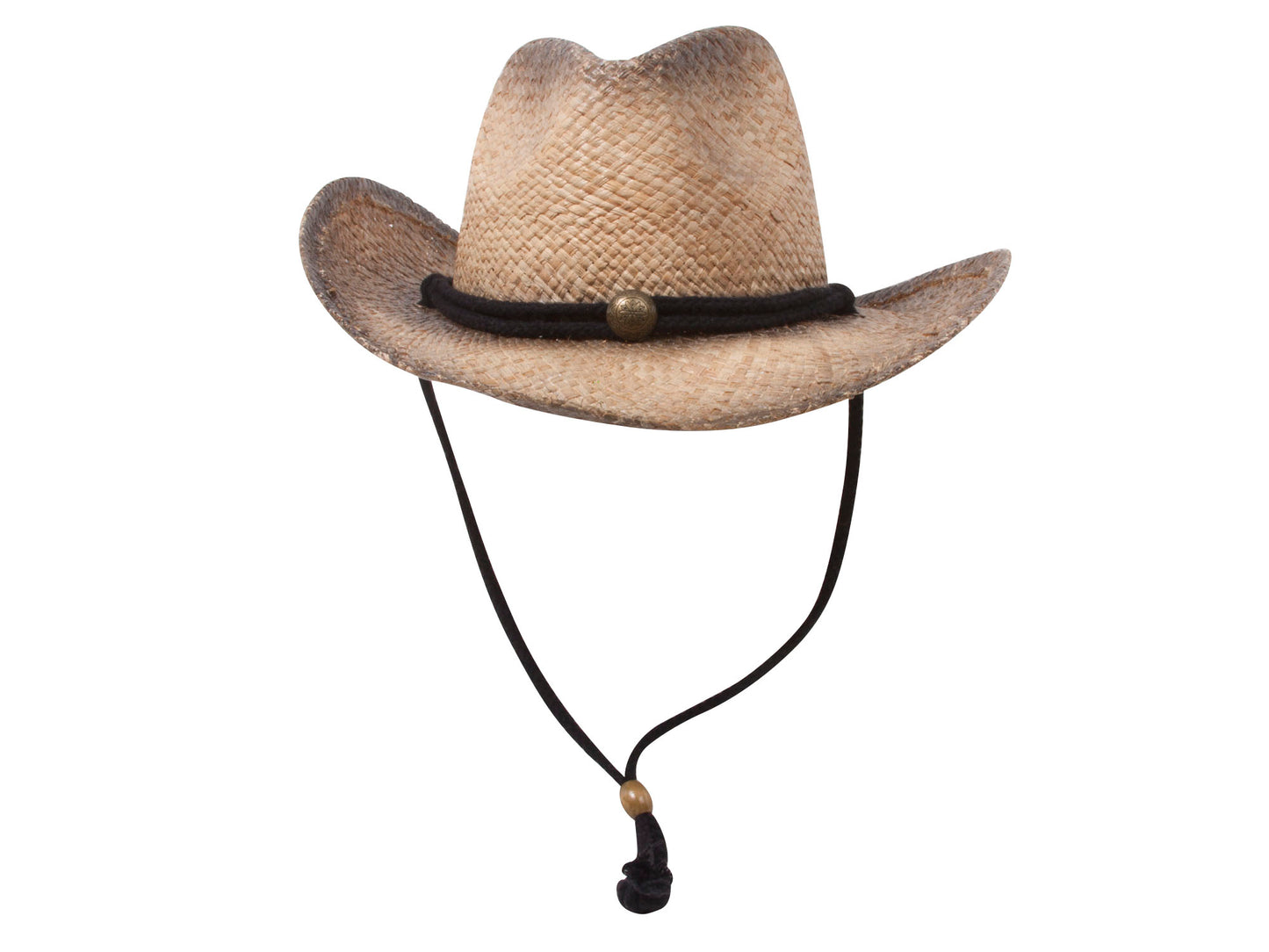 Womens Outback Tea Stained Raffia Straw Cowboy Hat
