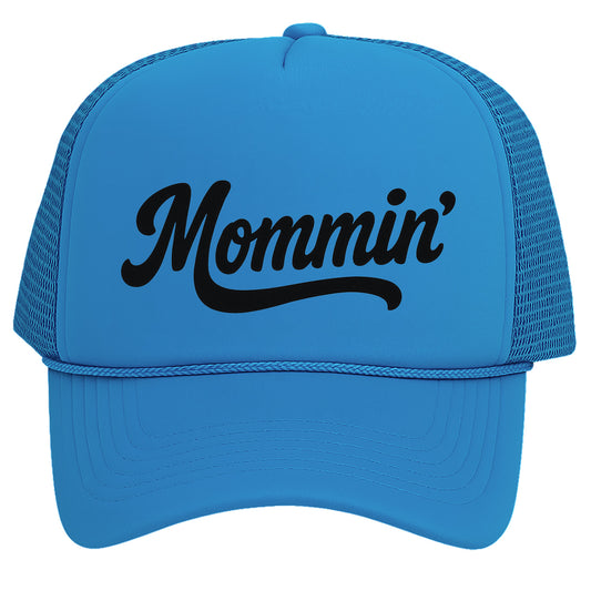 TOP HEADWEAR Women's Mommin Trucker Hat - Mesh Snapback Mommy Cap