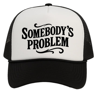 TOP HEADWEAR Women's Somebody’s Problem Trucker Hat - Mesh Snapback Cap