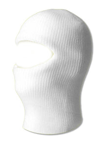 TopHeadwear Face Ski Mask 1 Hole, White