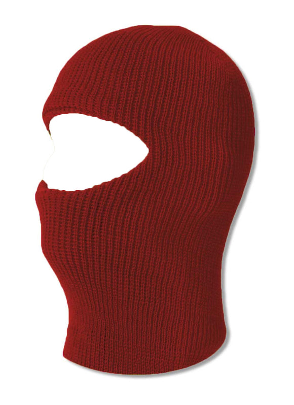 TopHeadwear One 1 Hole Ski Mask - Maroon