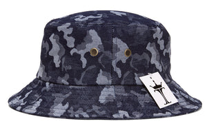 TopHeadwear Print Bucket Hats - Camo - Dark Navy