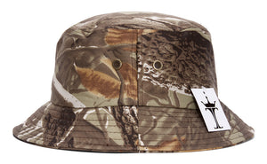 TopHeadwear Print Bucket Hats - Woodland - Green