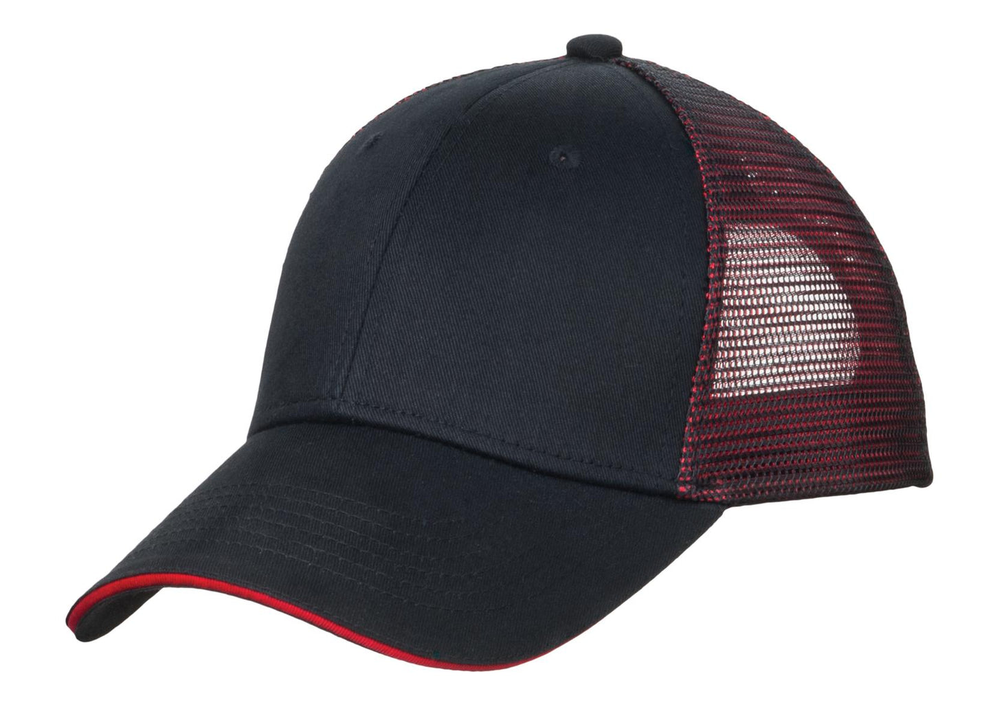 Top Headwear Double Mesh Snapback Sandwich Bill Cap