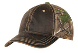 Top Headwear Pigment Print Camoflauge Cap