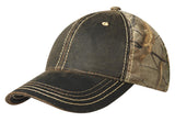 Top Headwear Pigment Print Camoflauge Cap