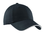 Top Headwear Sandwich Bill Cap w/ Striped Closure