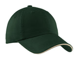 Top Headwear Sandwich Bill Cap w/ Striped Closure