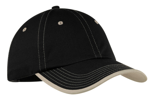 Top Headwear Vintage Washed Contrast Stitch Cap