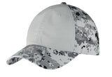 Top Headwear Colorblock Digital Ripstop Camouflage Cap