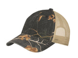 Top Headwear Unstructured Camouflage Mesh Back Cap