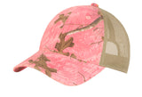 Top Headwear Unstructured Camouflage Mesh Back Cap