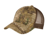 Top Headwear Structured Camouflage Mesh Cap