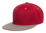 TopHeadwear Polyester Two-Tone Flat Bill Snapback